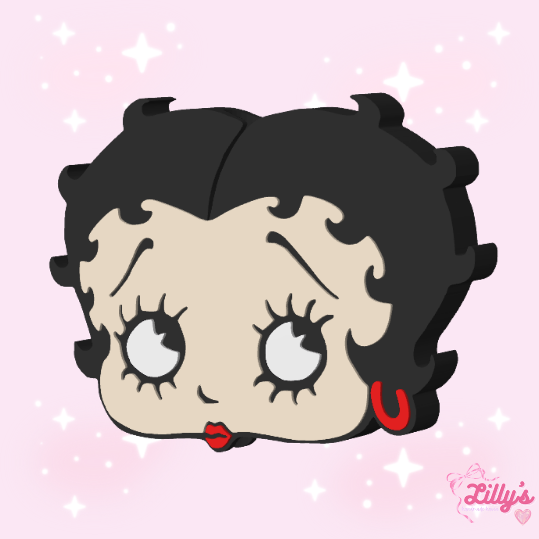 Boopy Girl Straw Topper