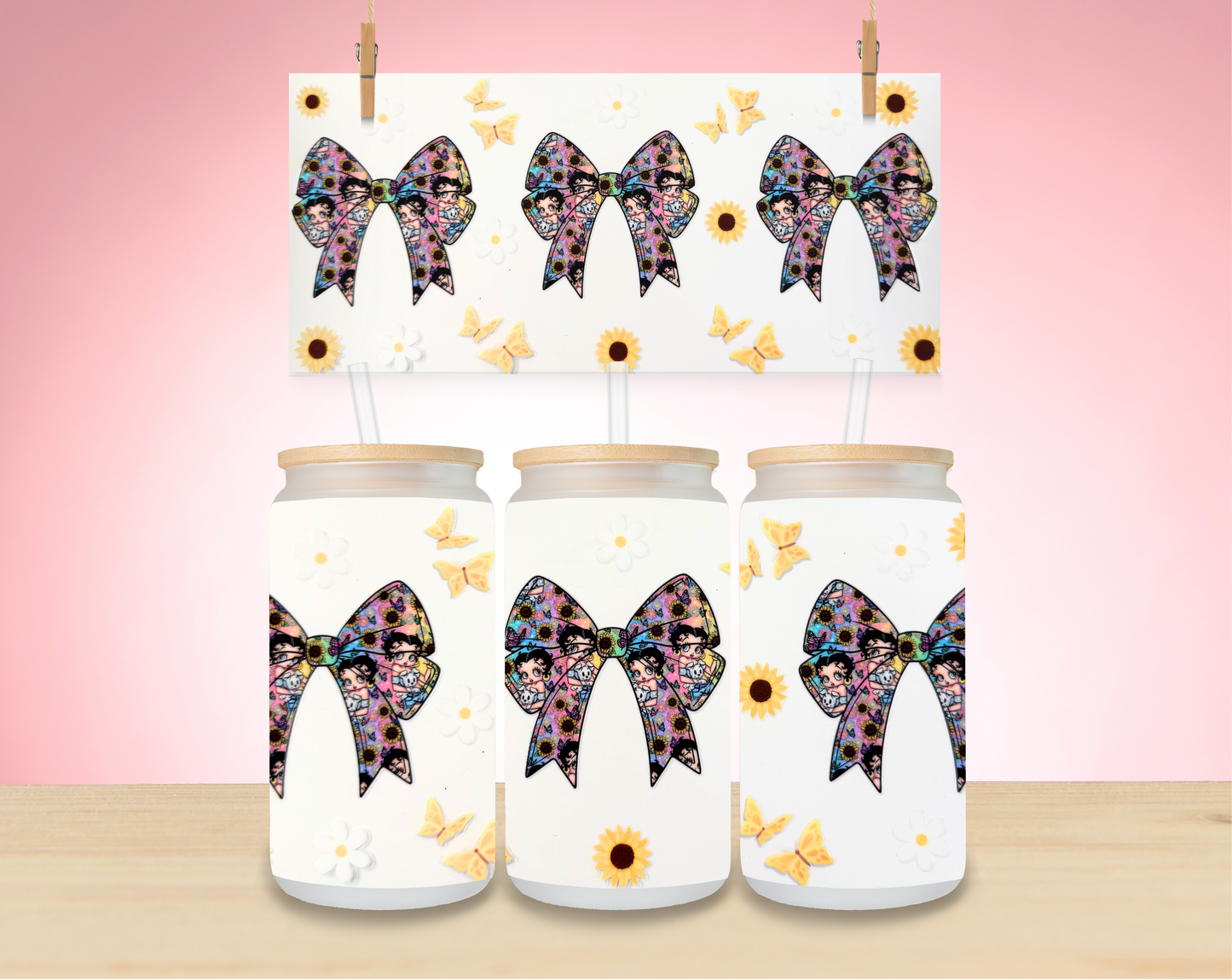 Cartoon Bow Wraps - Not for individual sale