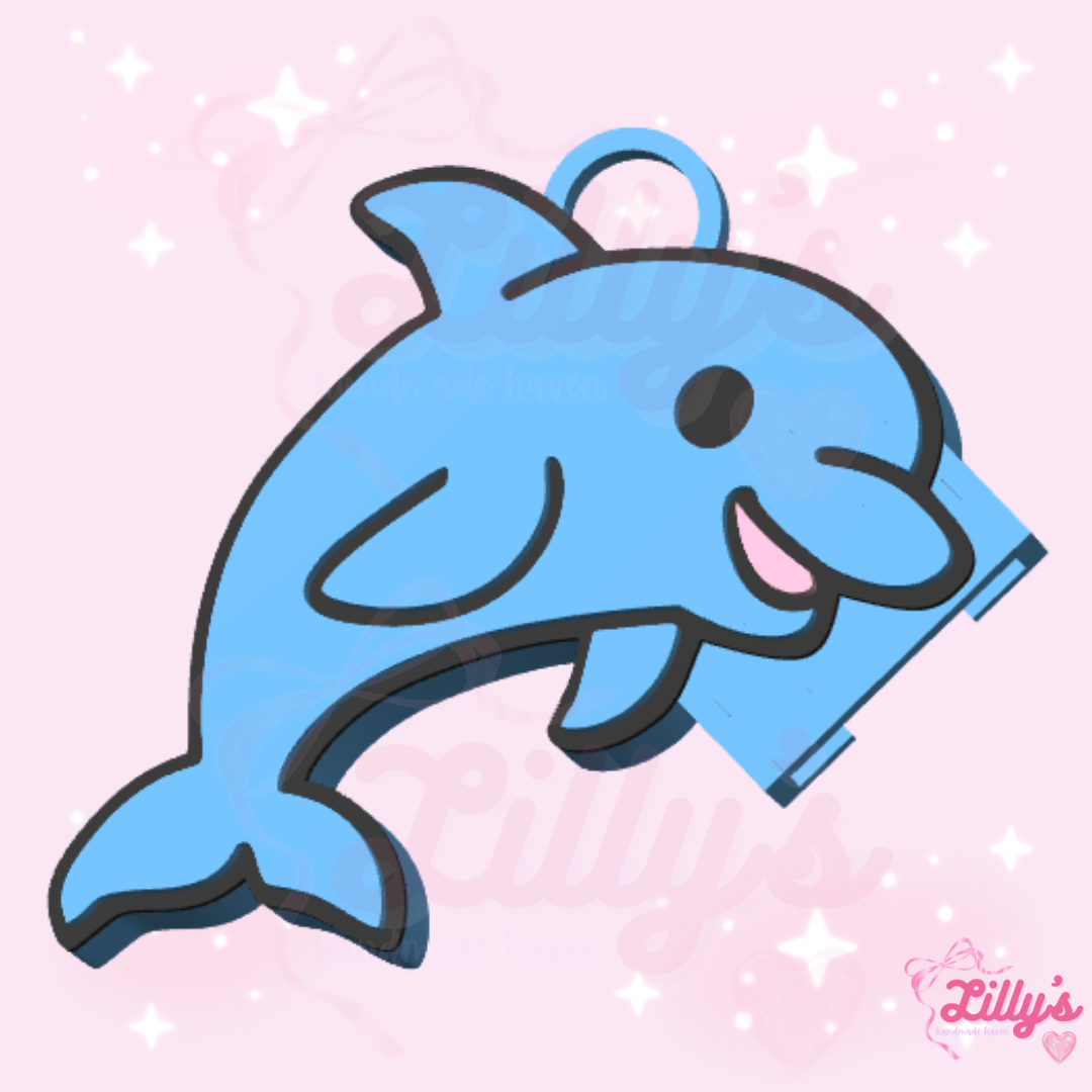 Dolphin Can Opener Keychain