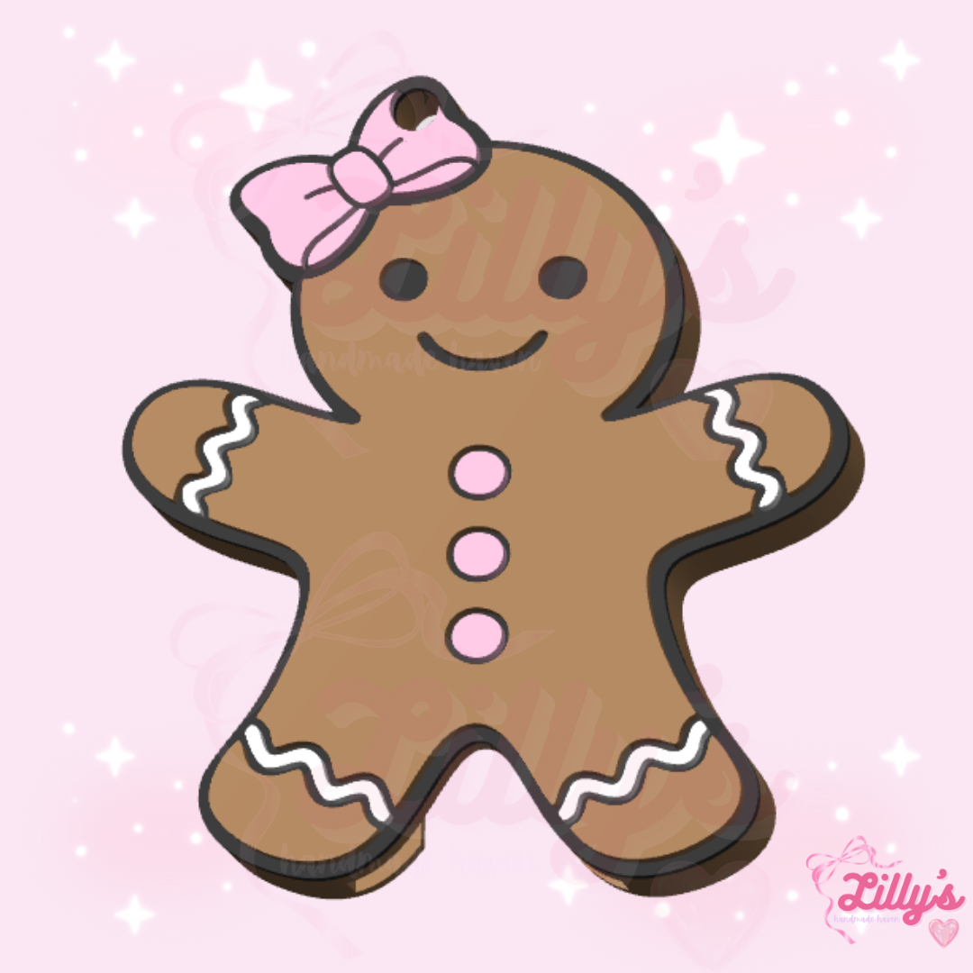 Gingerbread Girl Can Opener Keychain