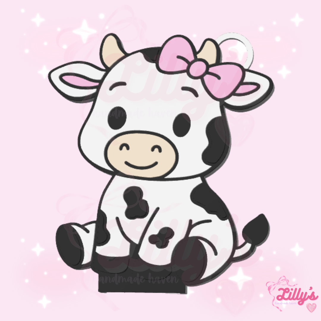 Milk Cow Can Opener Keychain