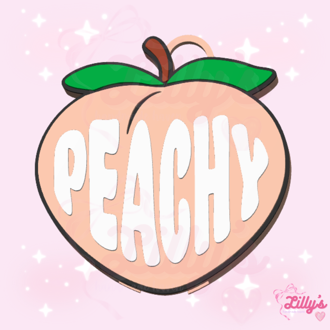 Peachy Can Opener Keychain