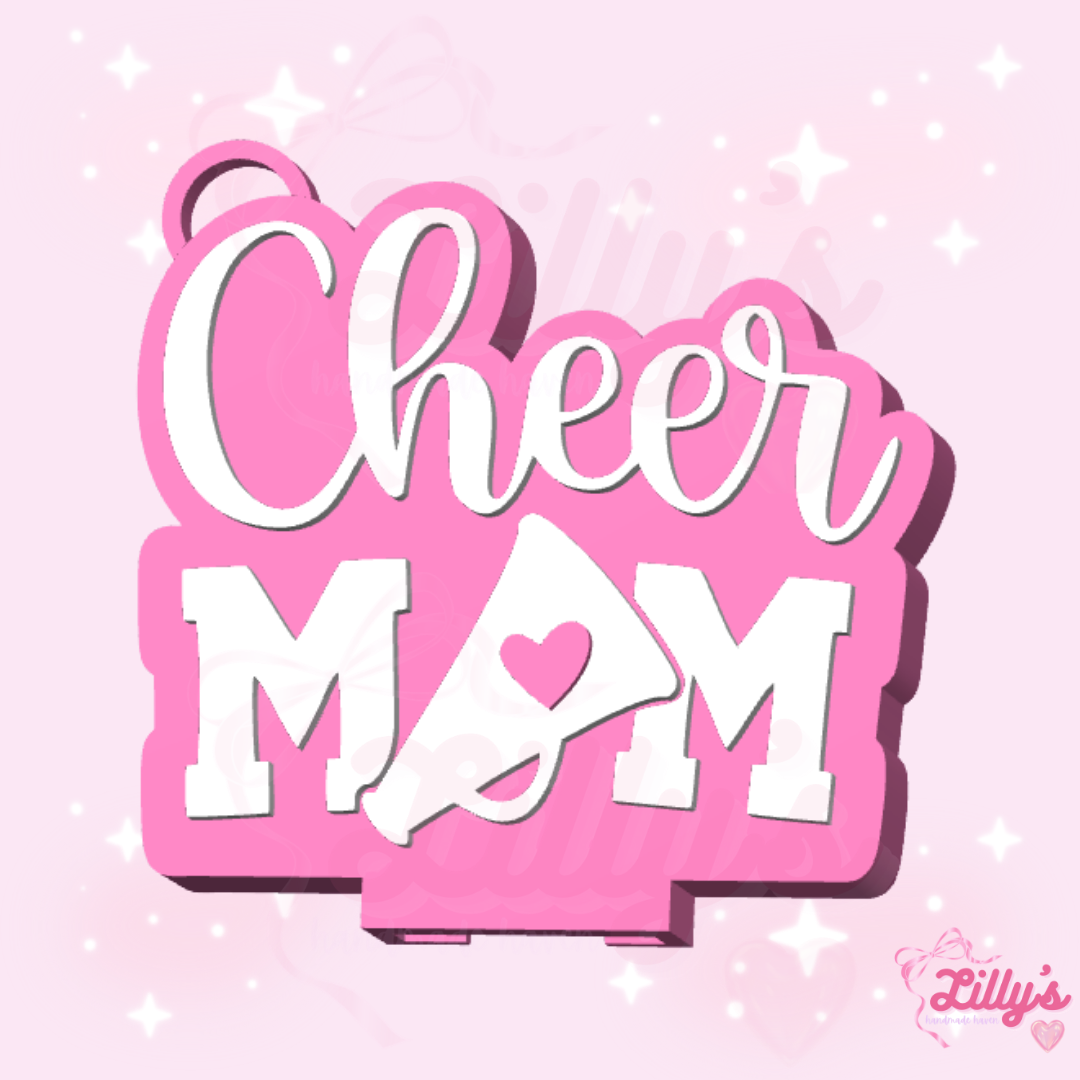 Cheer Mom Can Opener Keychain