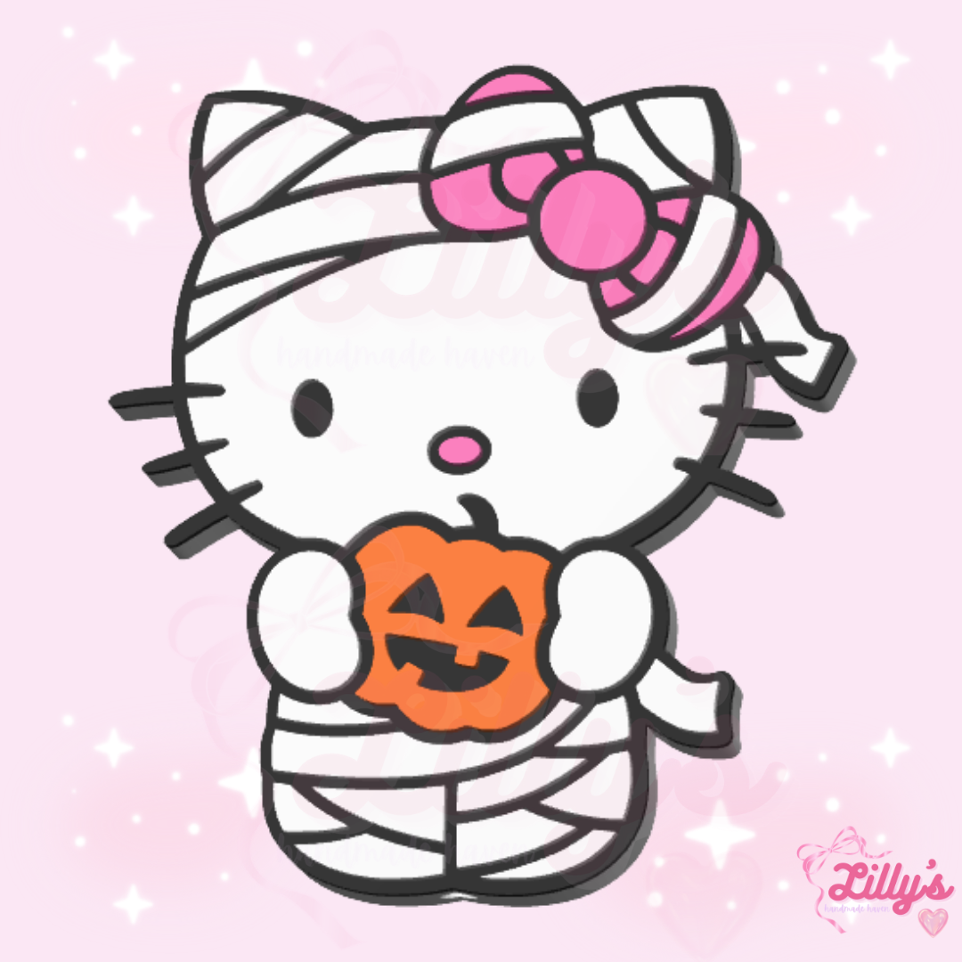 Cute Cat Mummy Pen Topper