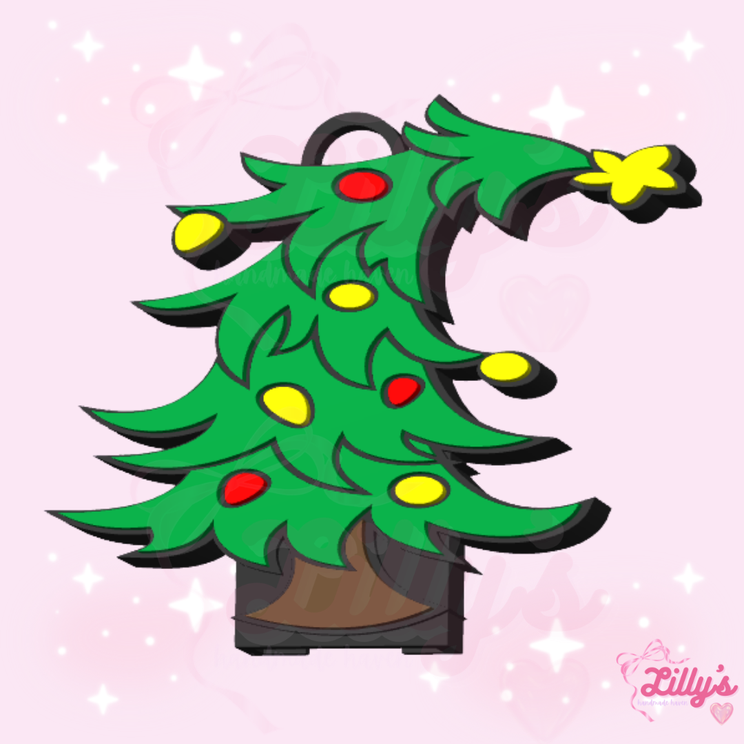Green Guy Christmas Tree Can Opener Keychain