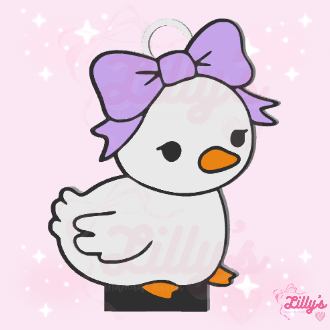 Cute Duck Can Opener Keychain