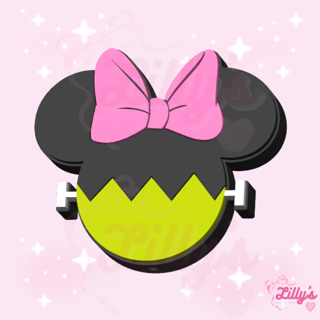Girl Mouse Frankenstein Pen Topper