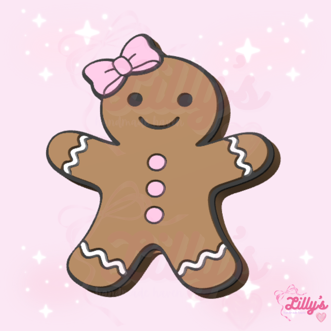 Gingerbread Girl Pen Topper