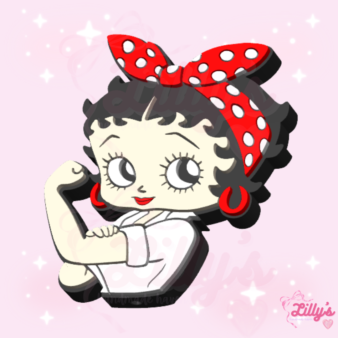 Boopy Strong Girl Pen Topper