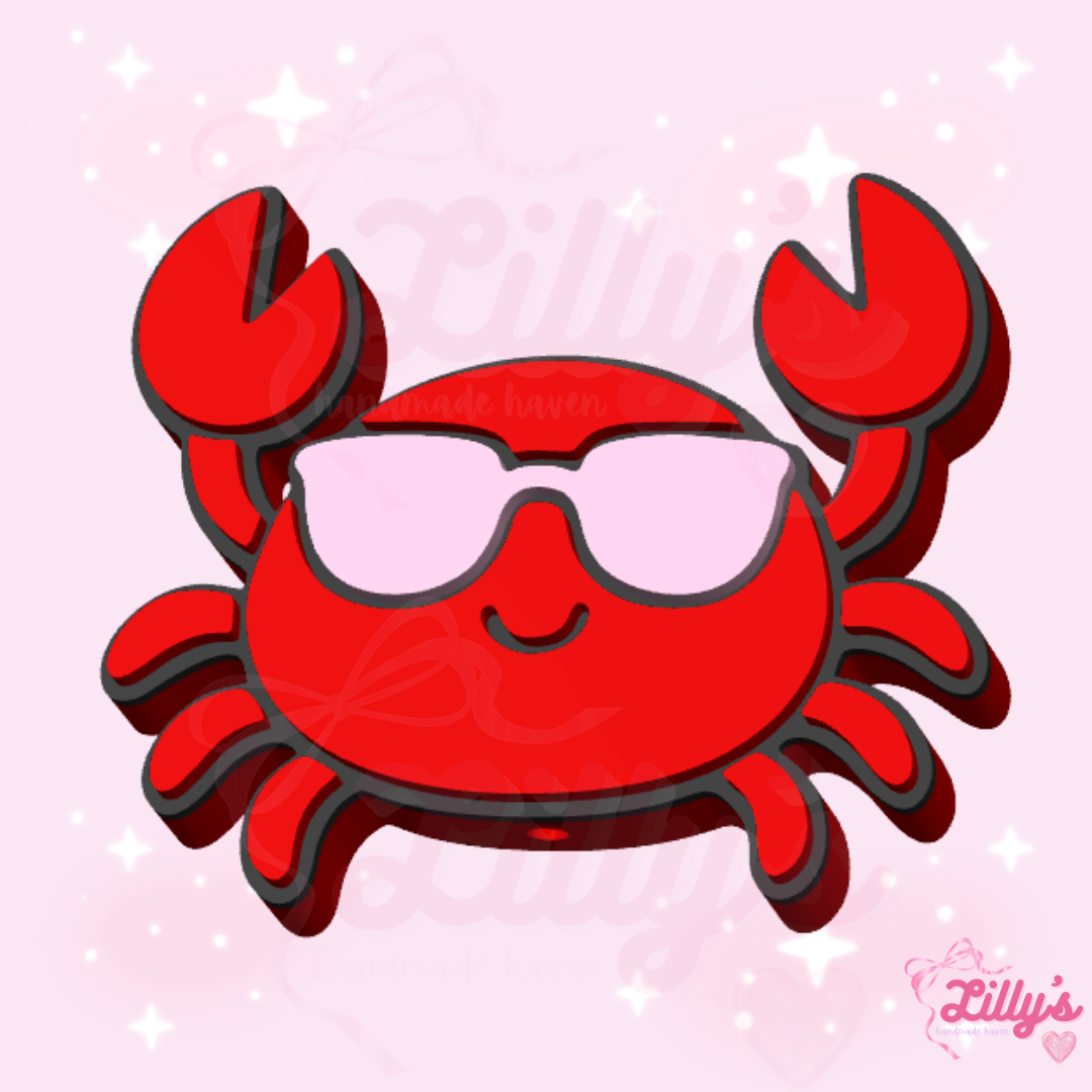 Cute Crab Pen Topper