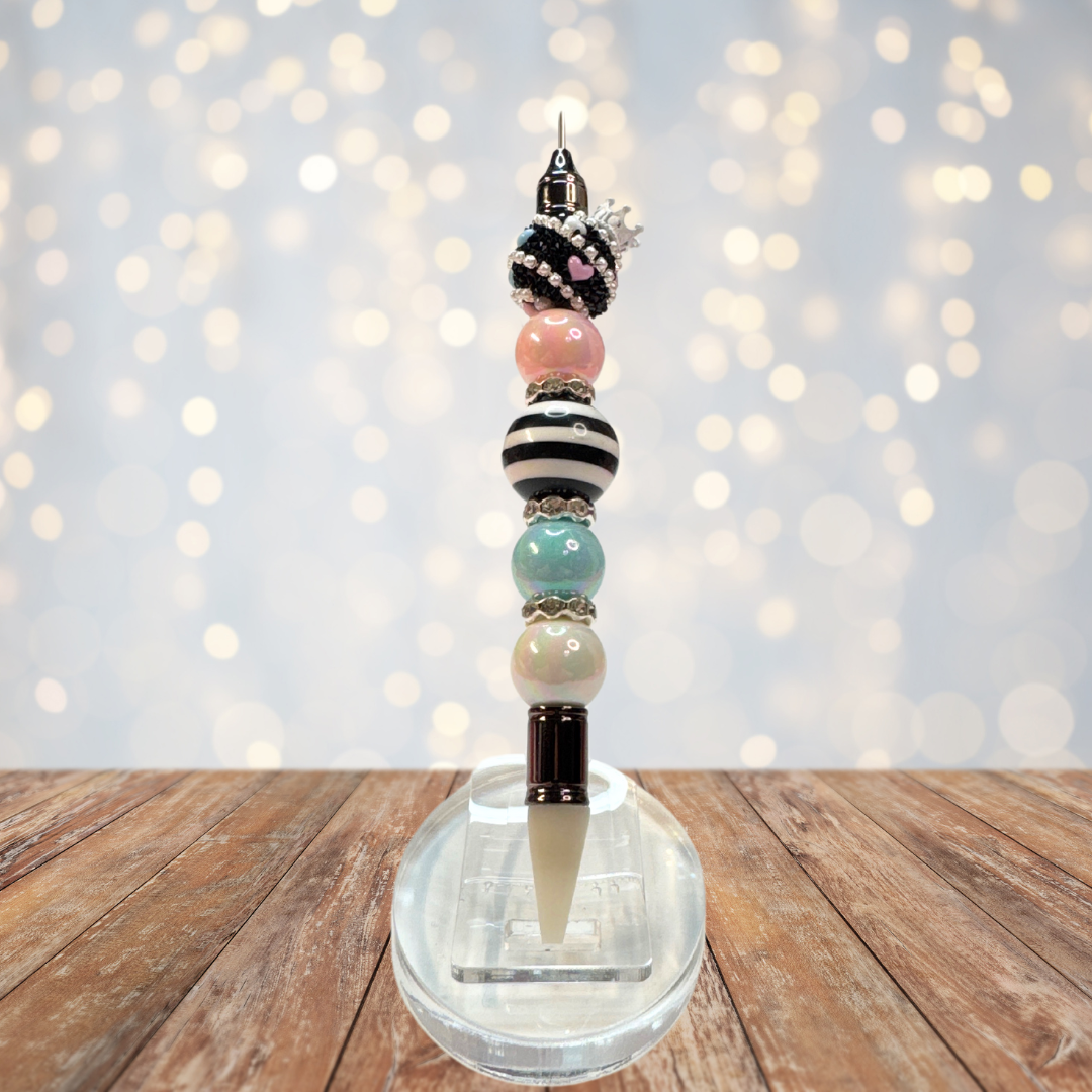 Beaded Rhinestone Wax Pen Tool