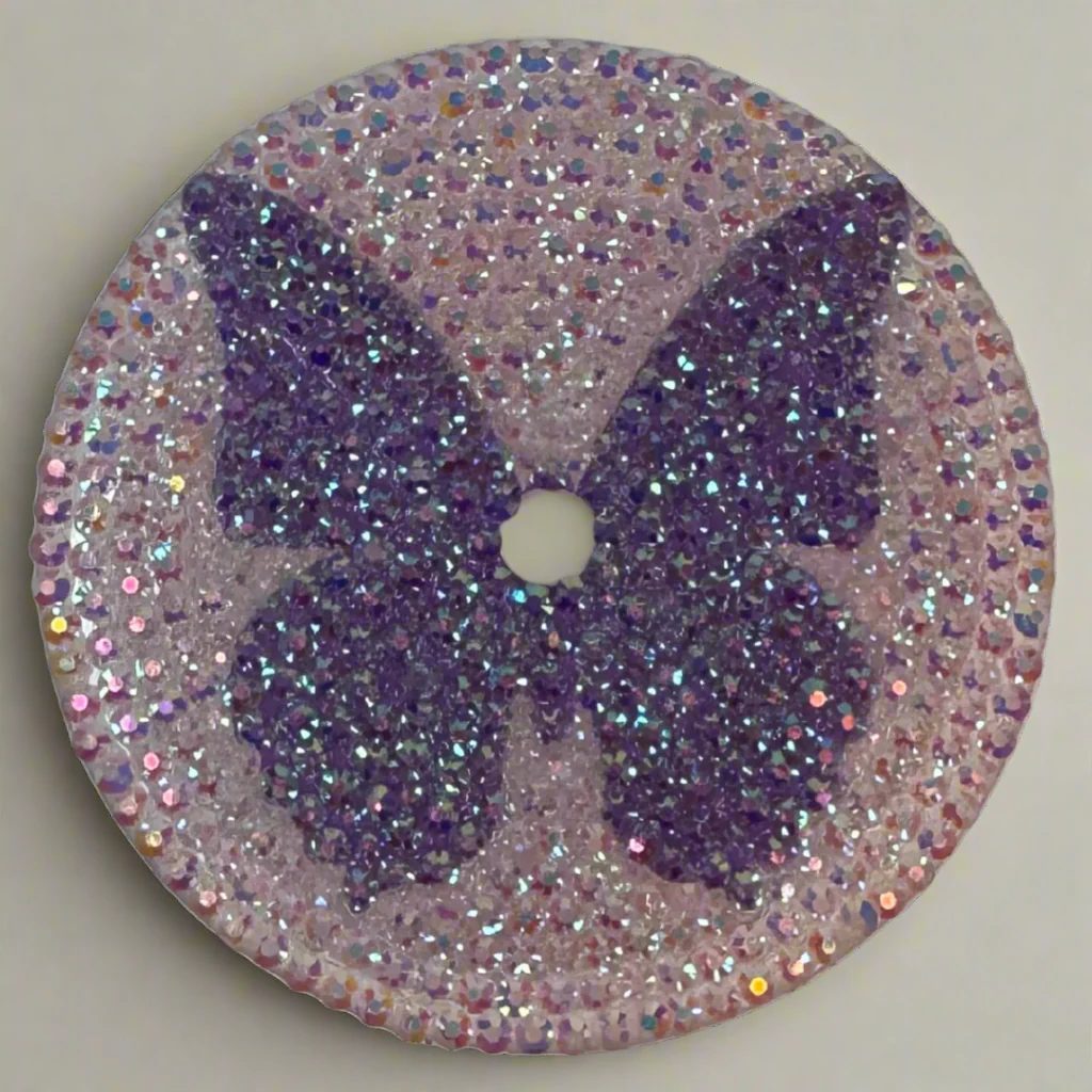 25 oz Butterfly Snowglobe Tumbler – Sparkle & Shine!