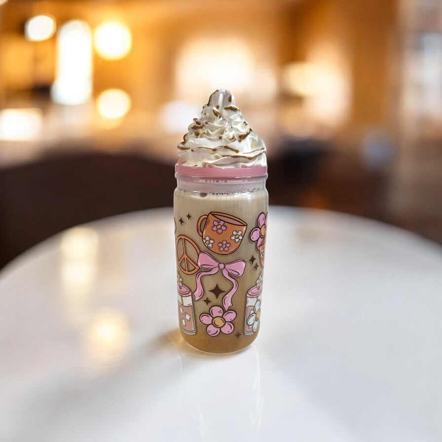 16 oz Acrylic Snow Globe – Coffee Addict