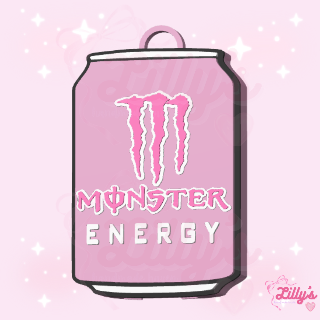 Mons Energy Drink Can Opener Keychain