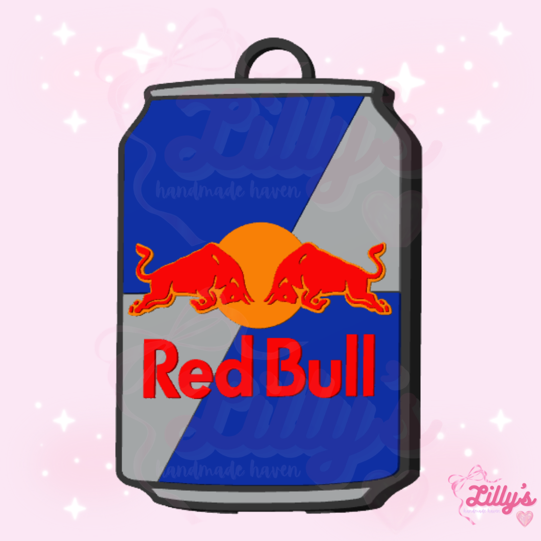 Bull Energy Drink Can Opener Keychain