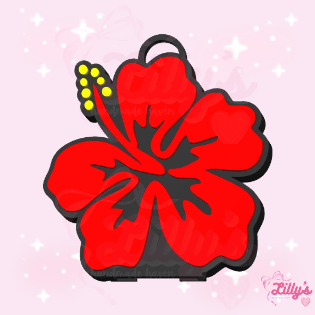 Hibiscus Can Opener Keychain