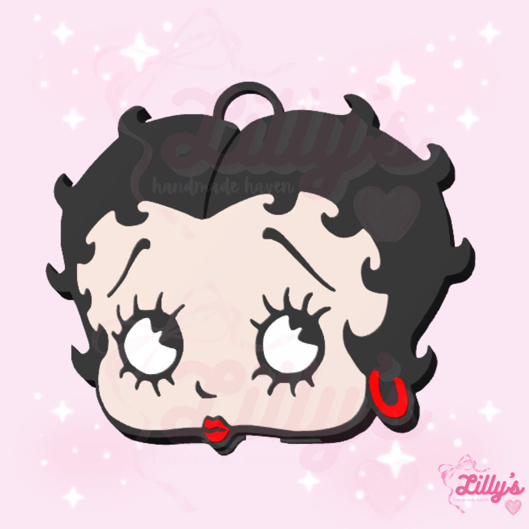 Boopy Girl Can Opener Keychain