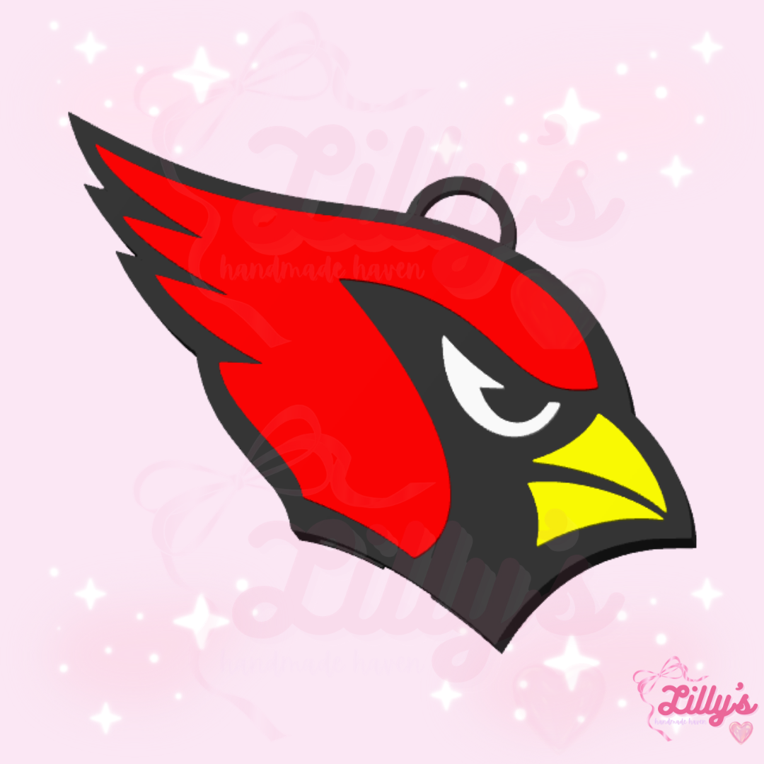 AZ Red Bird F-Ball Can Opener Keychain