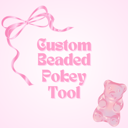 Custom Beaded Pokey Tool – Personalized Crafting Tool