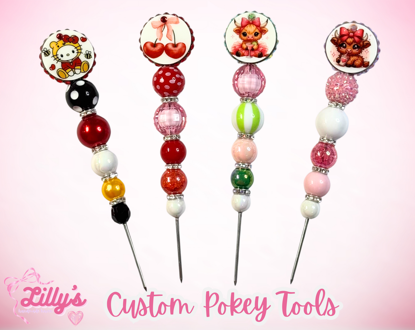 Custom Beaded Pokey Tool – Personalized Crafting Tool