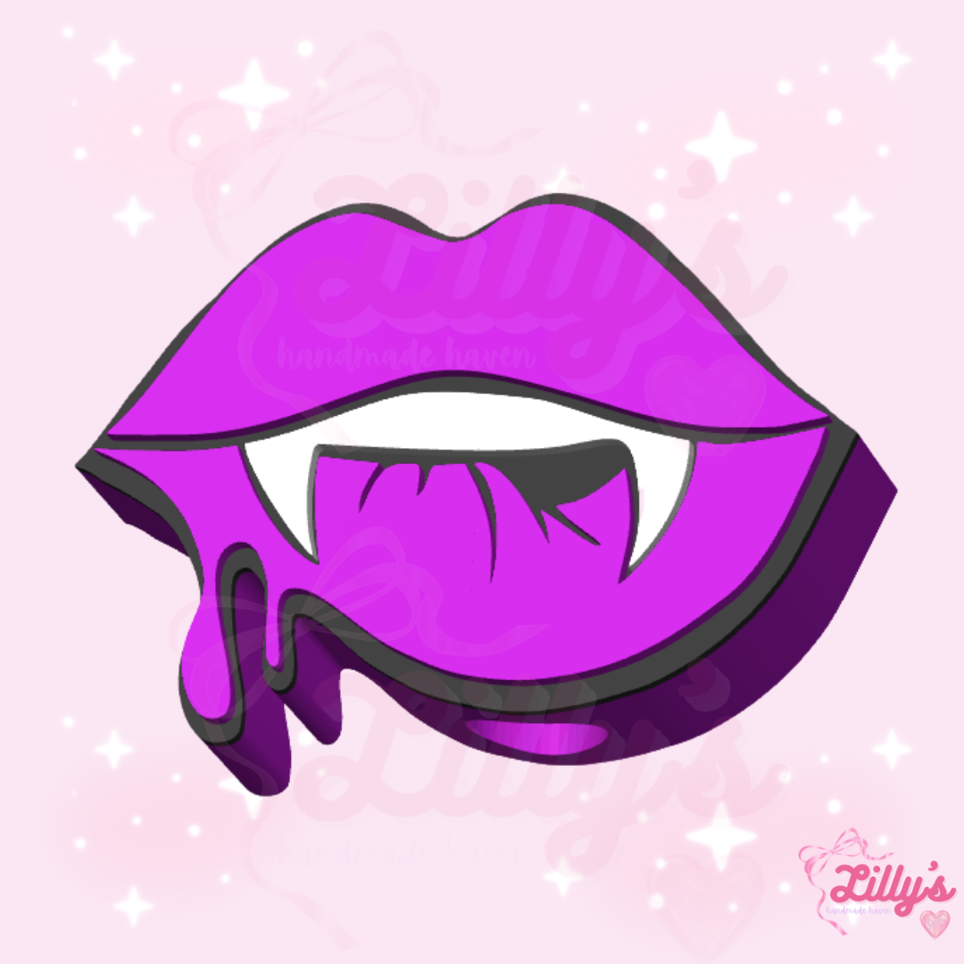 Vampire Lips Straw Topper