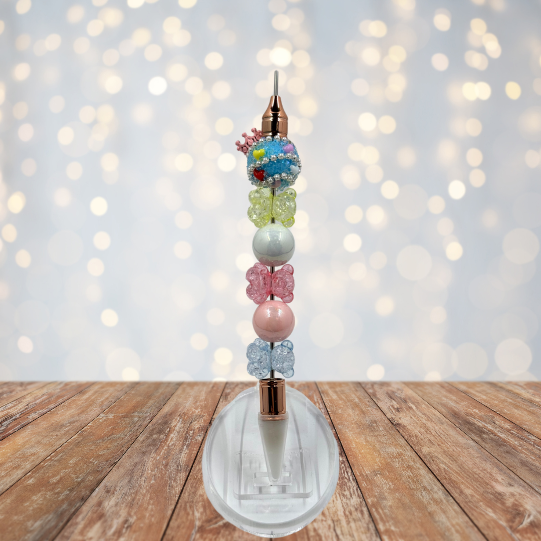Beaded Rhinestone Wax Pen Tool