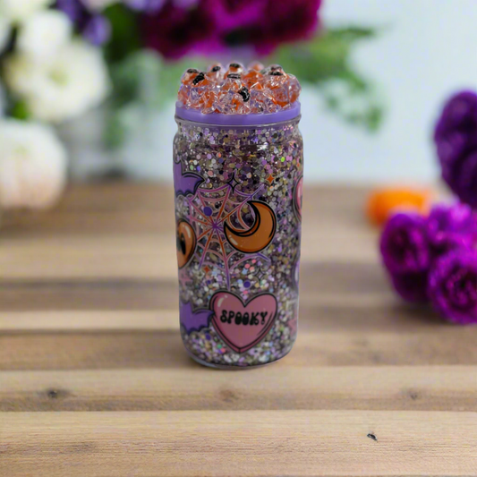 16 oz Acrylic Snow Globe – Spooky Sweethearts Edition