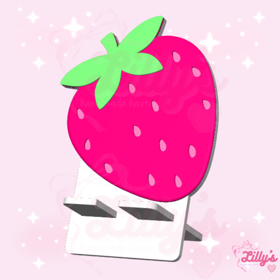 Strawberry Phone Holder