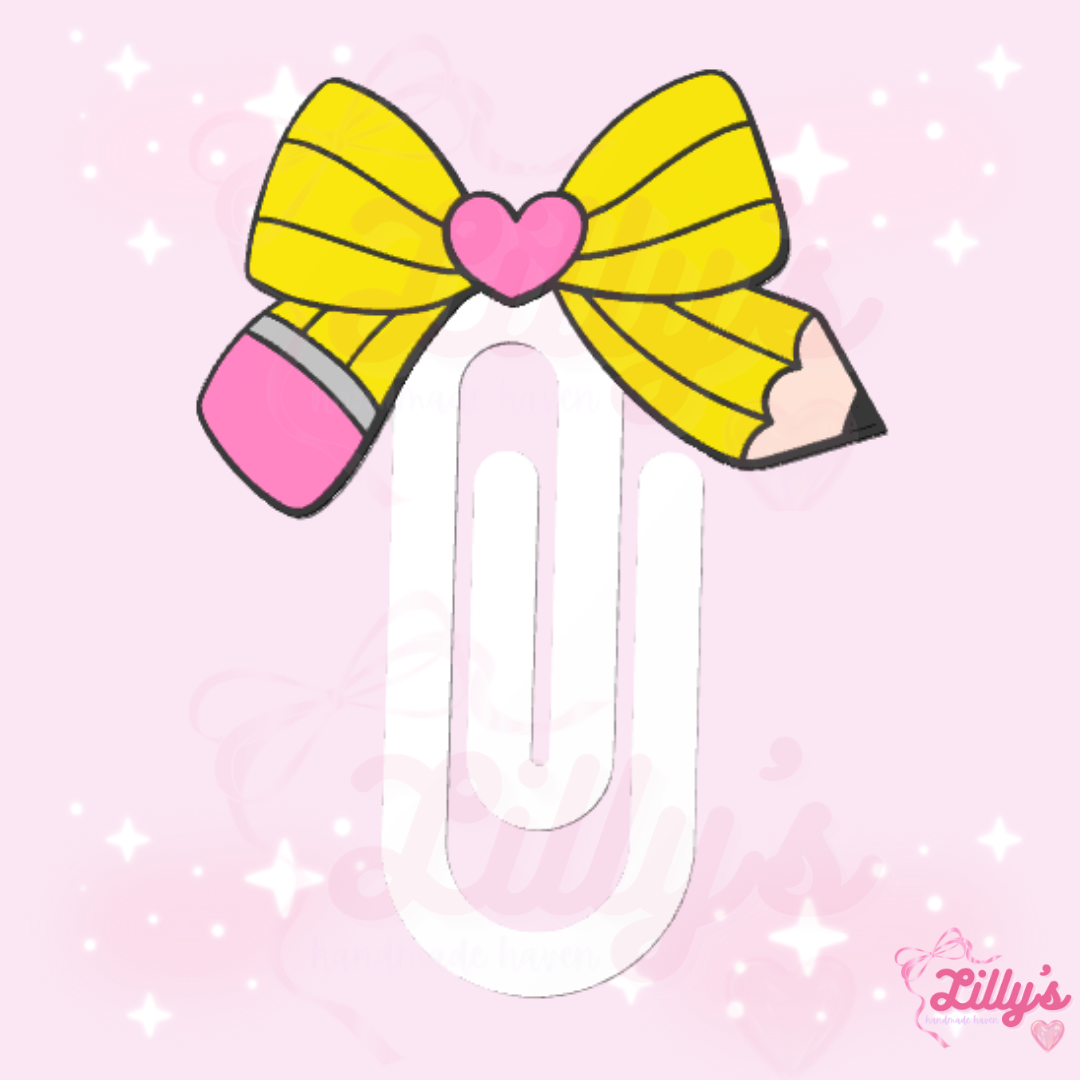 Pencil Bow #2 Jumbo Paper Clip