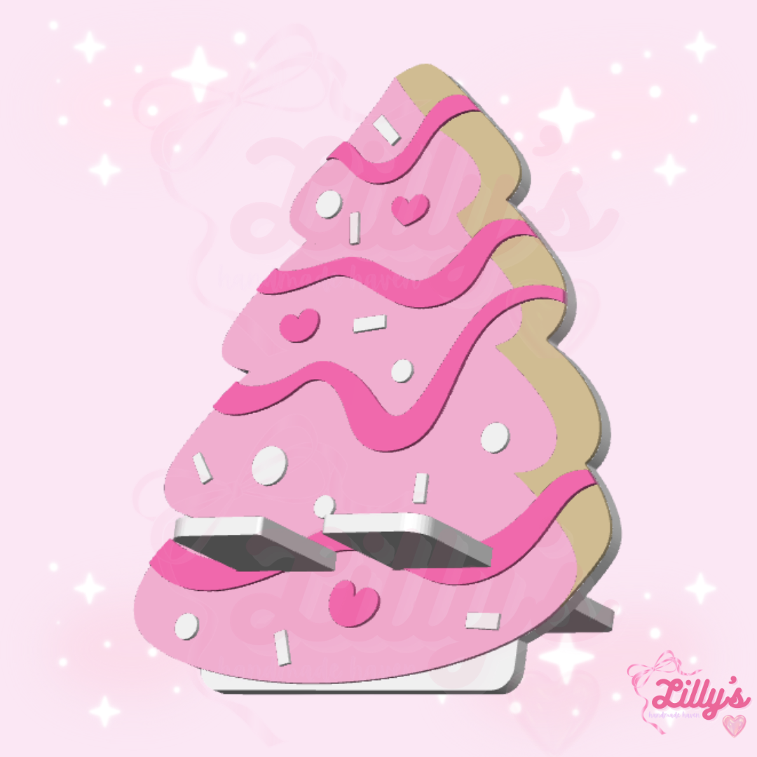 Christmas Tree Cookie Phone Holder