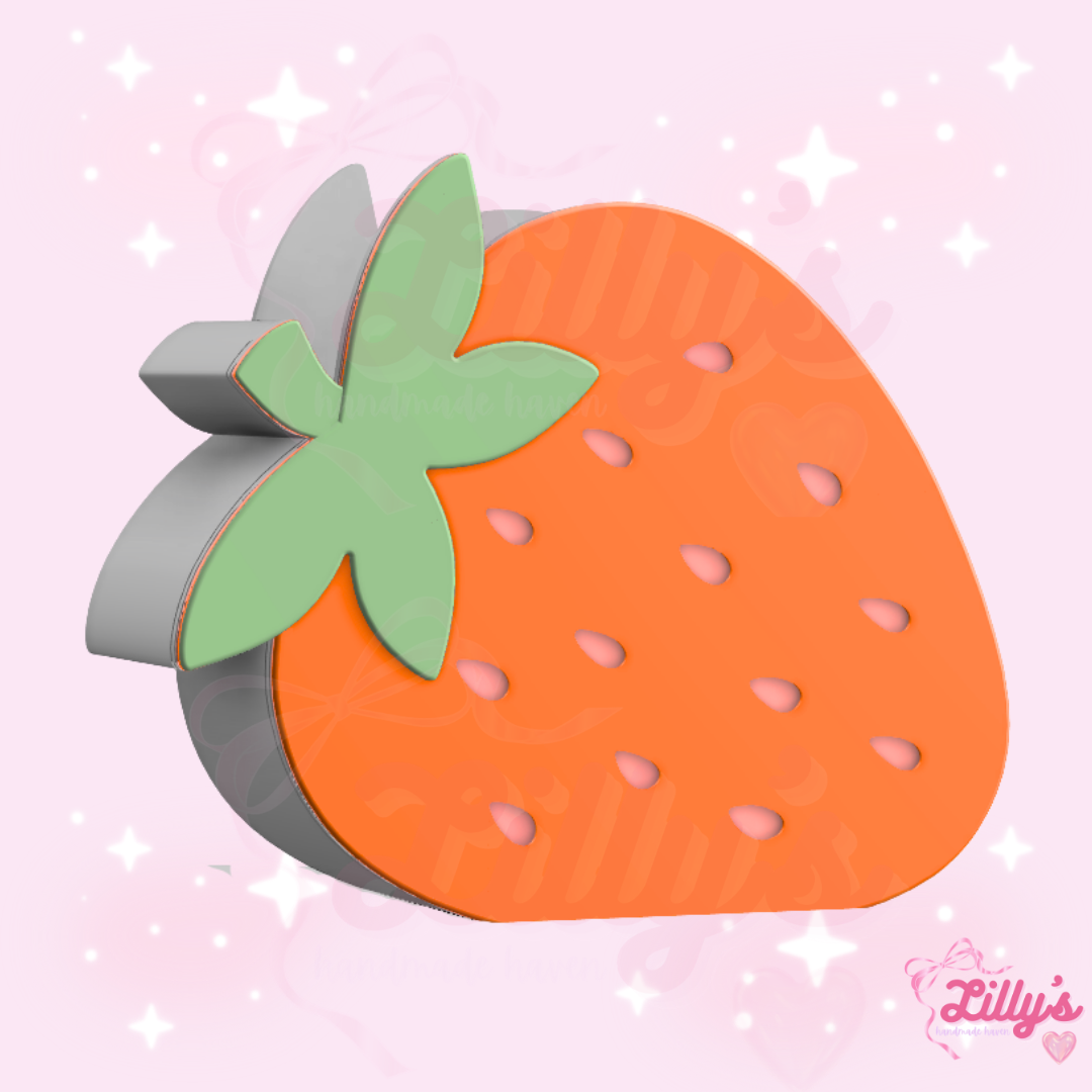 Strawberry Pen/Makeup Brush Holder