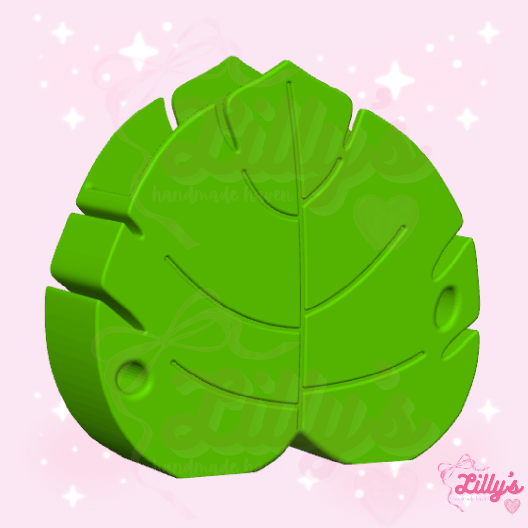 Monstera Leaf Pen/Makeup Brush Holder