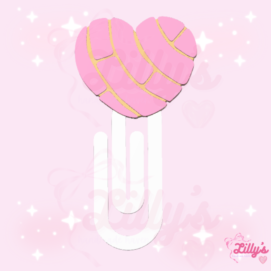 Concha Heart Jumbo Paper Clip