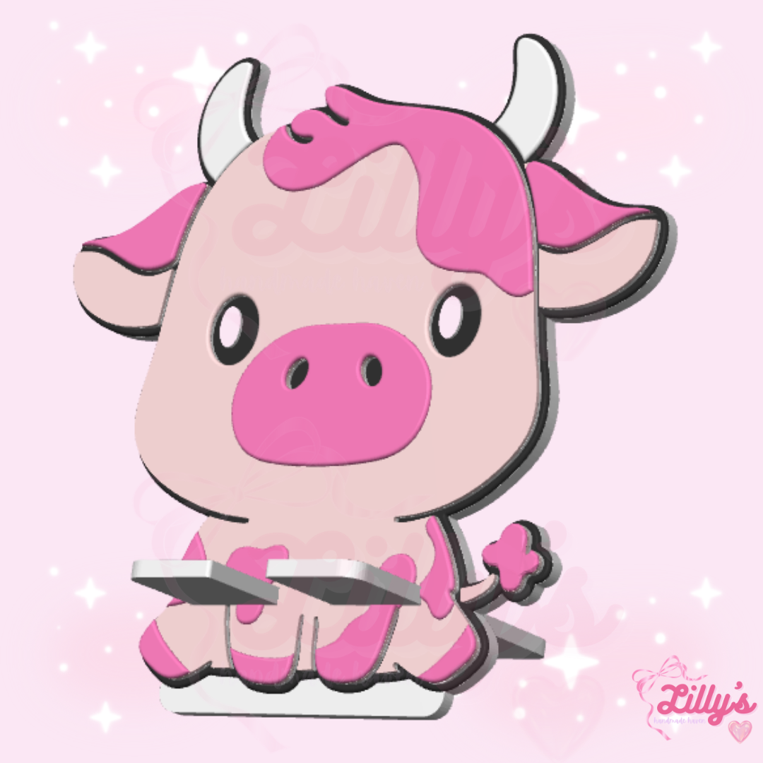 Highland Cow #1 Phone Holder