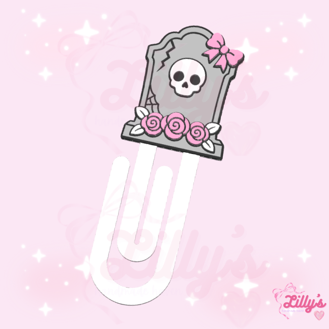 Girly Tombstone Jumbo Paper Clip