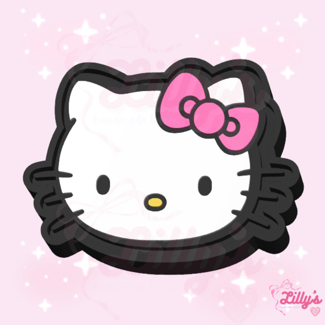 Cute Cat Fidget Clicker Keychain