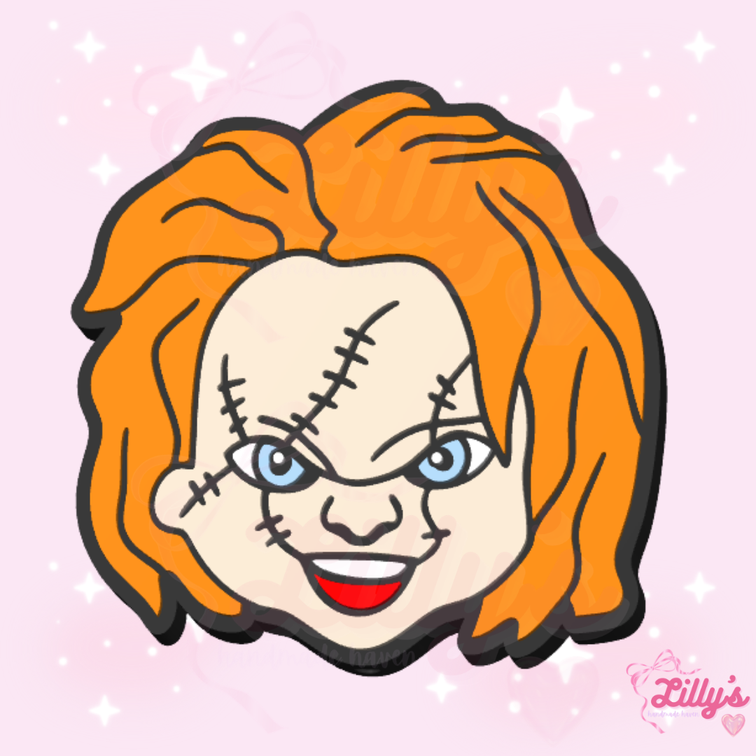 Chuck Scary Doll Pen Topper