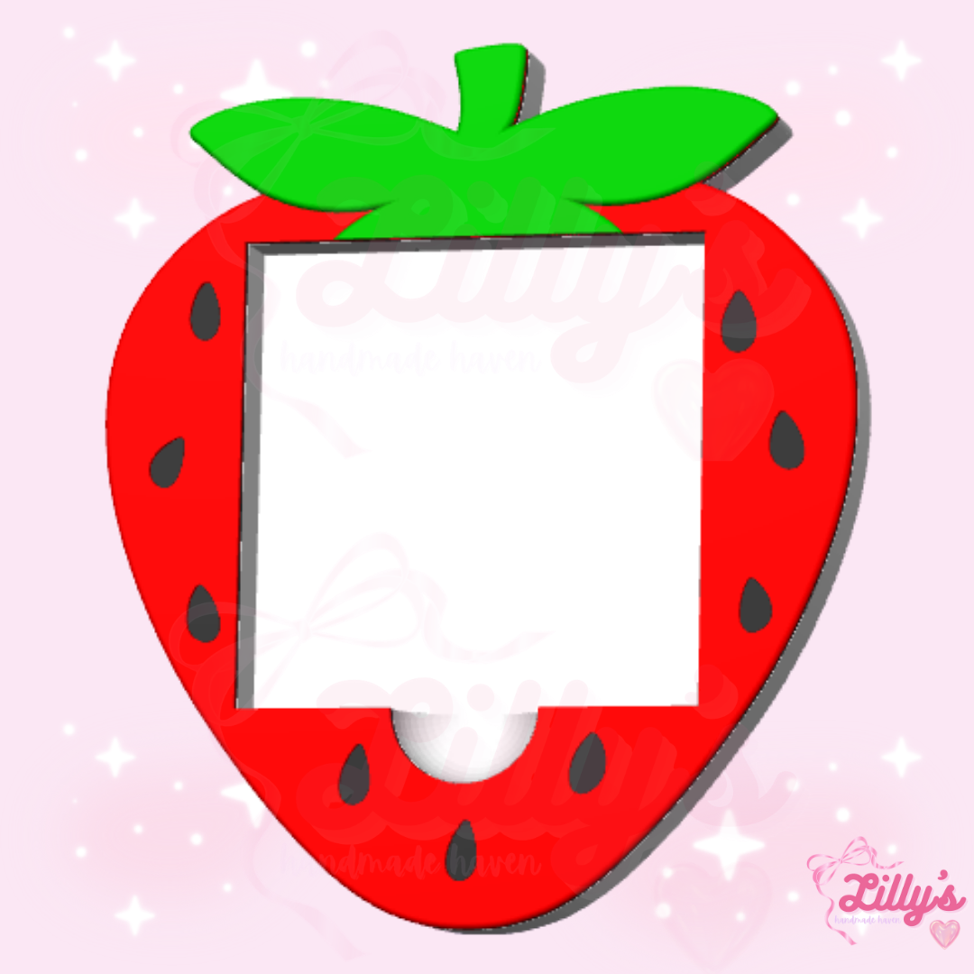 Strawberry Sticky Note Holder