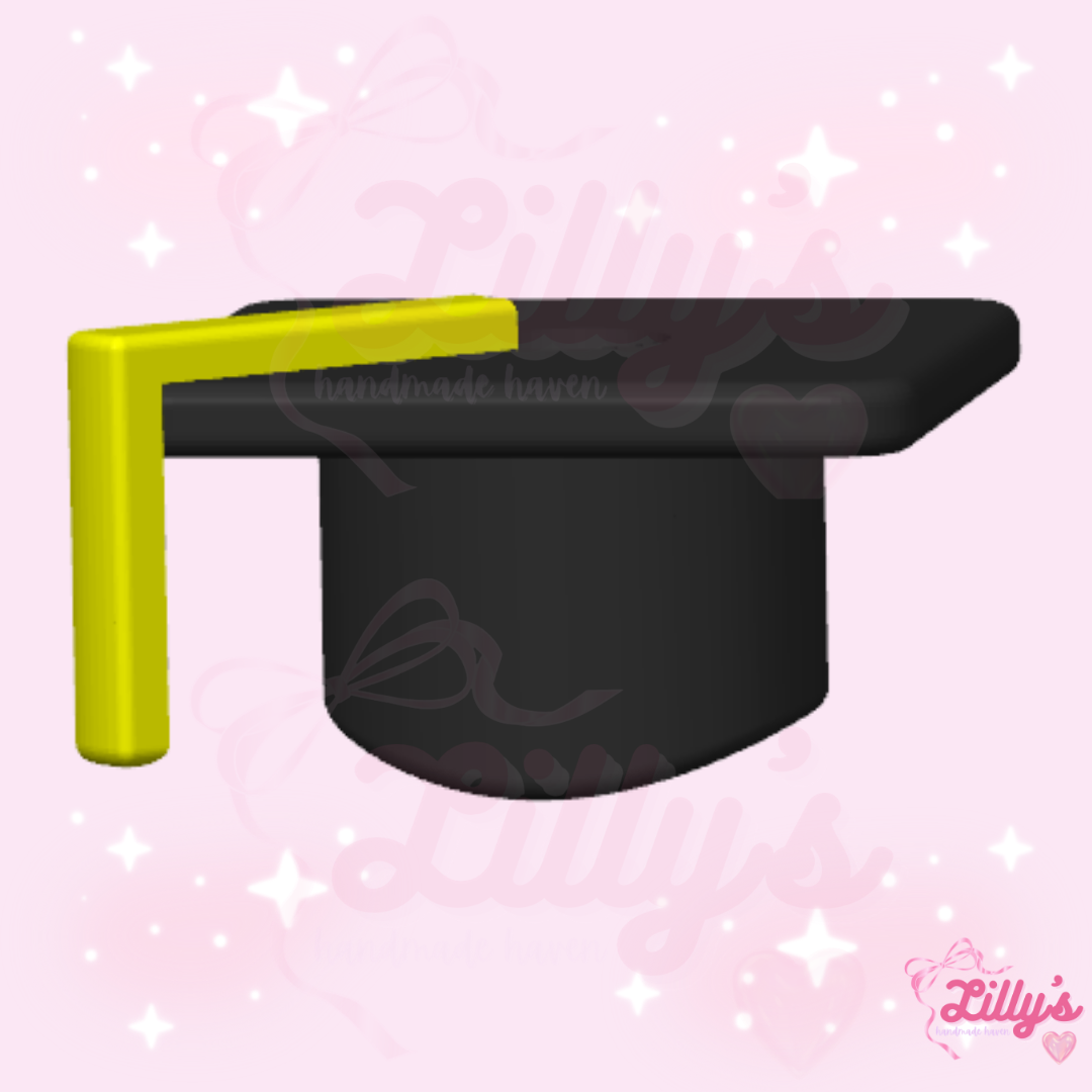 Graduation Cap Straw Topper