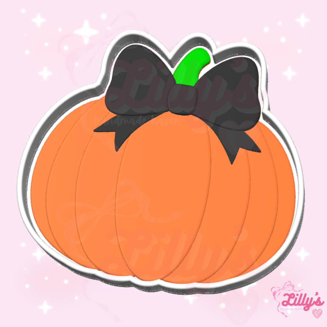 Pumpkin with Bow Trinket Tray