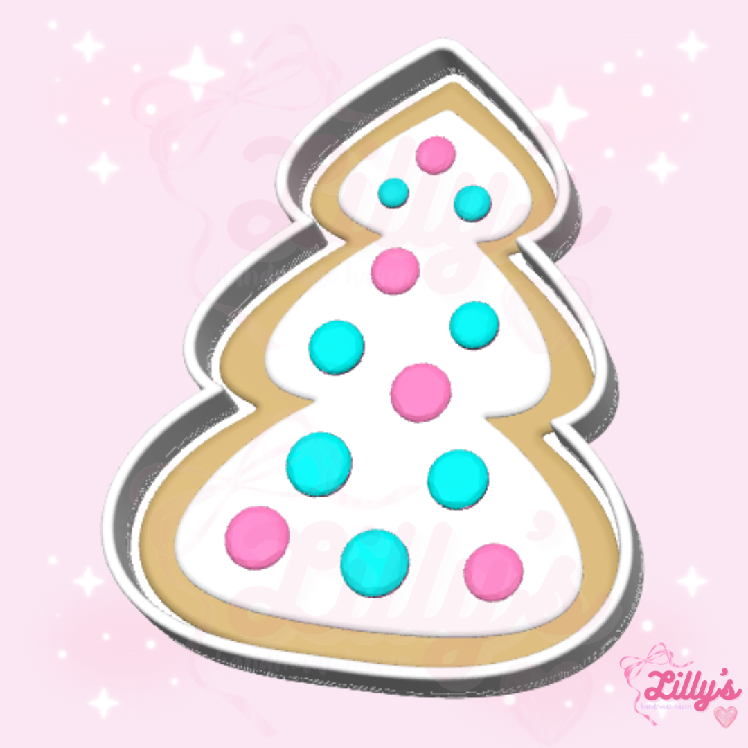 Christmas Cookie Trinket Tray
