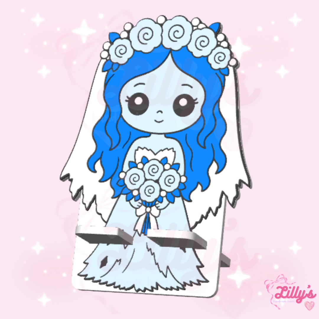 Spooky Bride Phone Holder