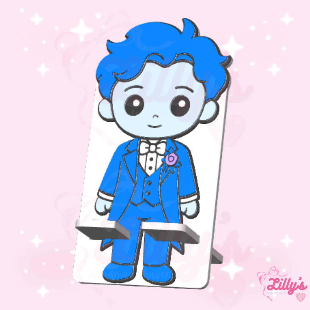 Spooky Groom Phone Holder