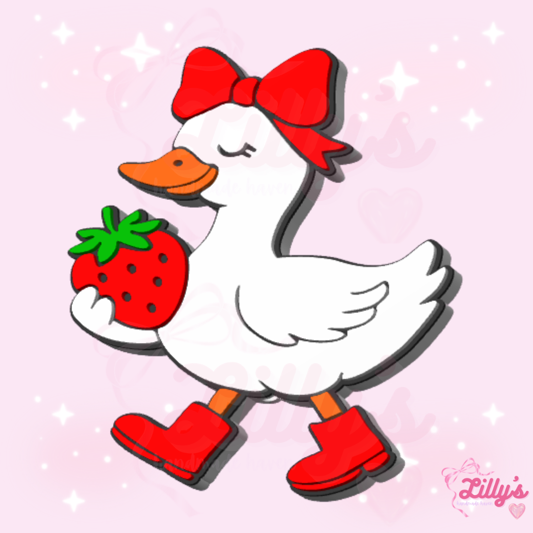 Strawberry Goose Pen Topper