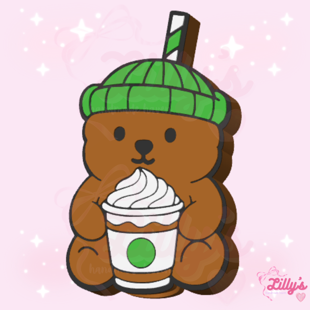 Starbies Bear Straw Topper