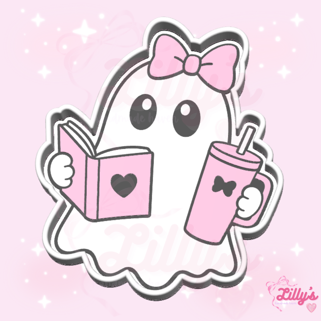 Ghost Book Lover Trinket Tray