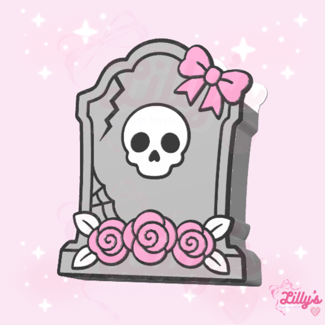 Girly Tombstone Pen/Makeup Brush Holder
