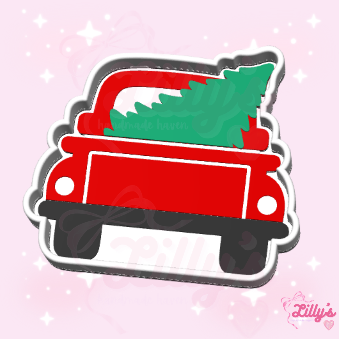Christmas Tree Truck Trinket Tray