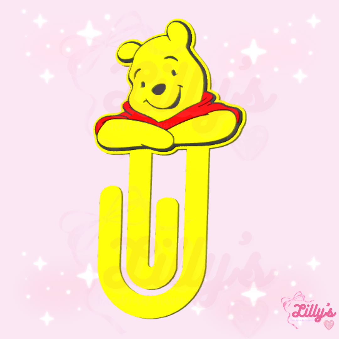 Honey Bear Jumbo Paper Clip