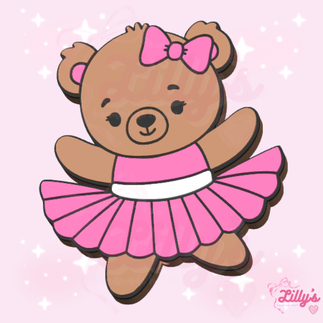 Ballerina Bear Pen Topper